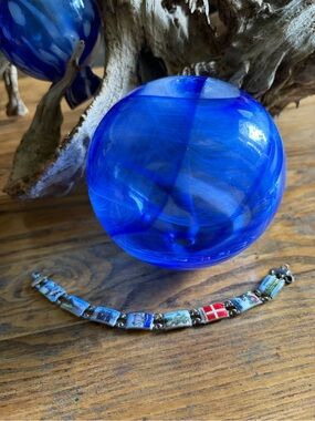 Sterling Silver Danish Bracelet - vintage